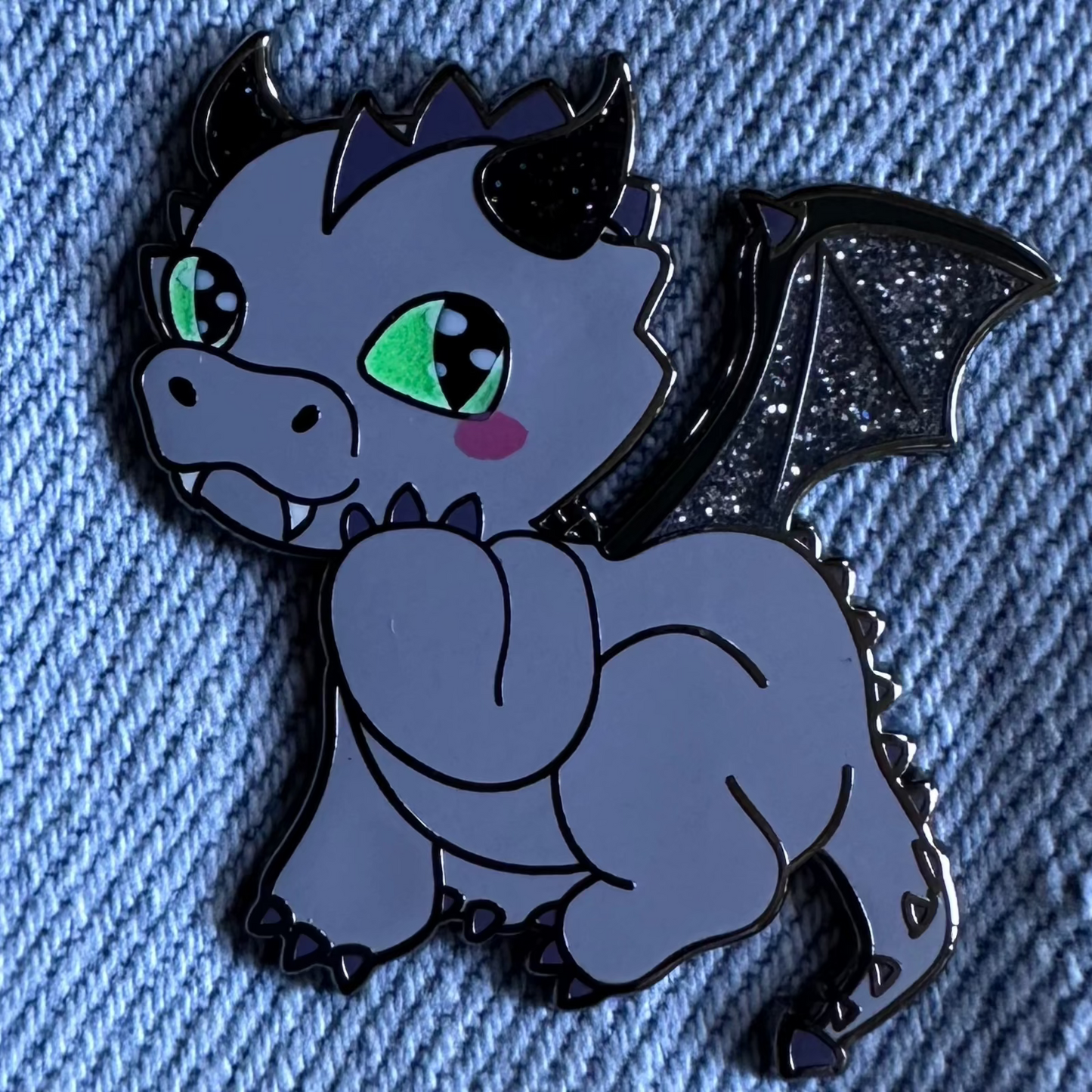 DRAGON Large Enamel Pin - Support Dragon