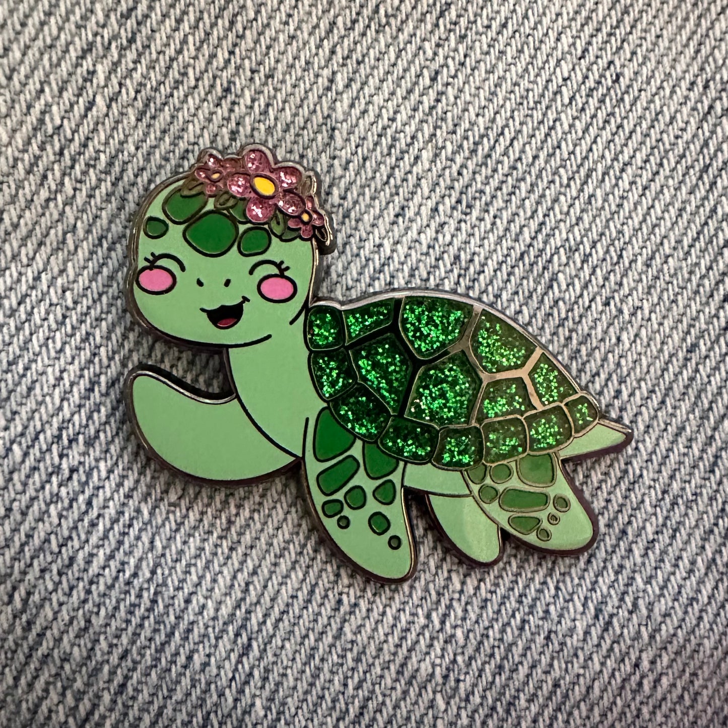TURTLE Large Enamel Pin - Turtley Amazing