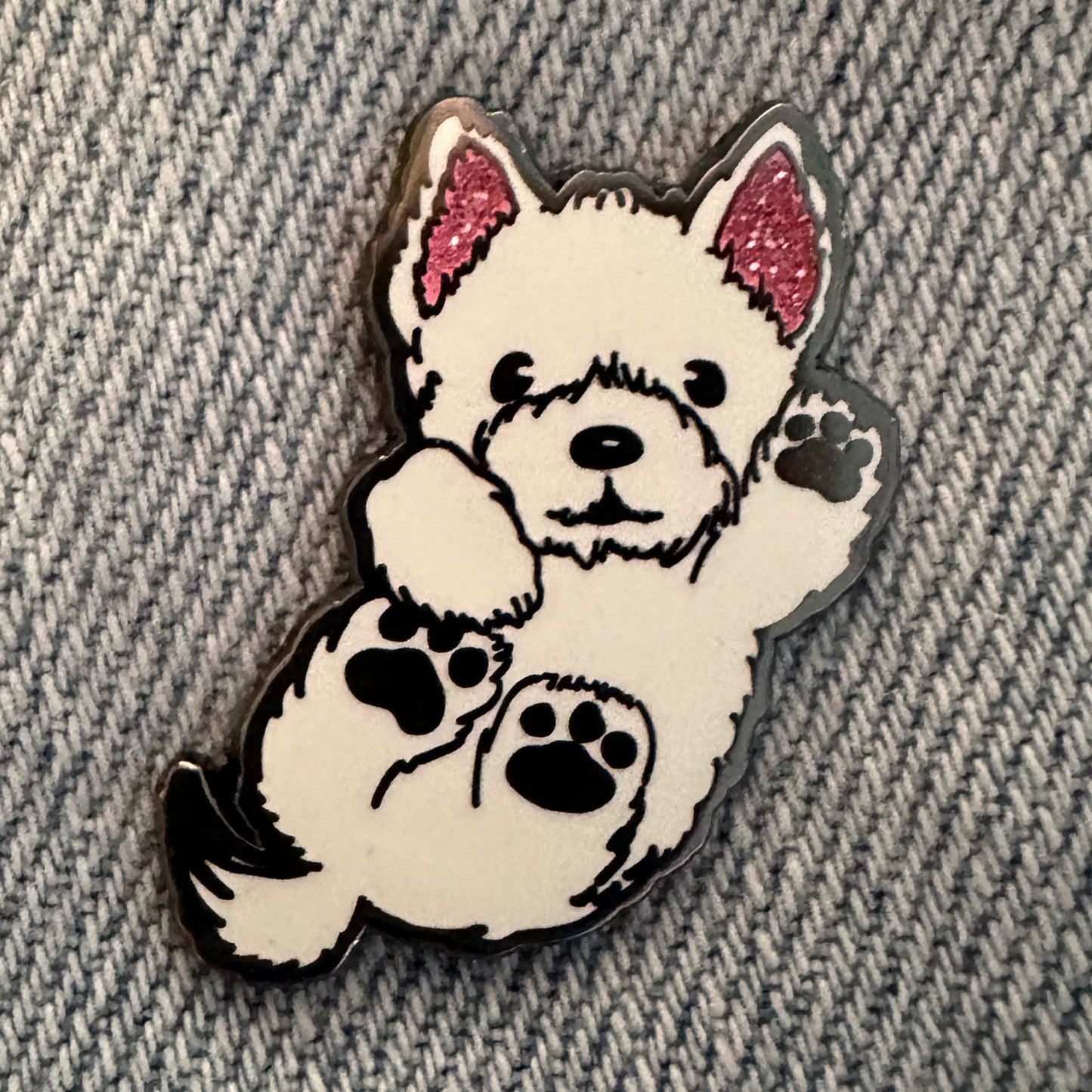 PUPPY Small Enamel Pin - Sup-paw-t Puppy
