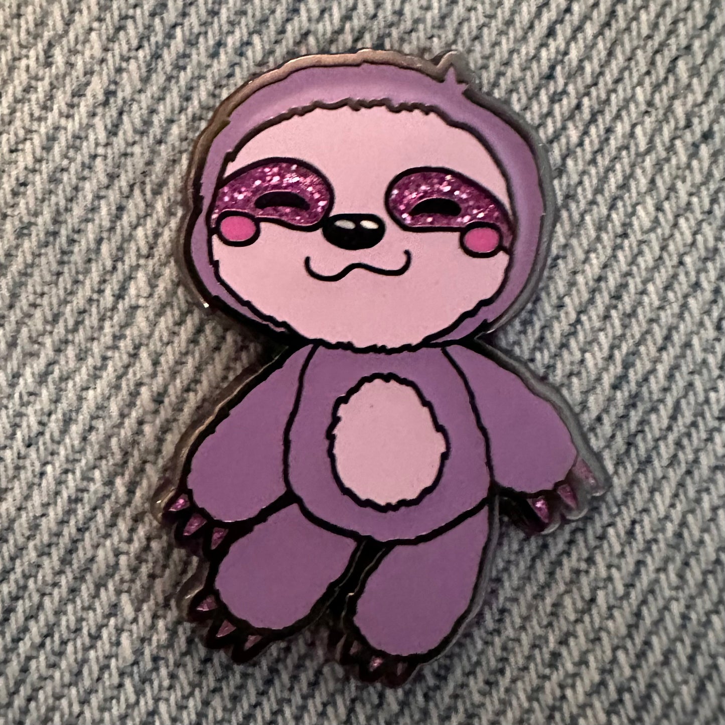 SLOTH Small Enamel Pin - Sloth-port Buddy
