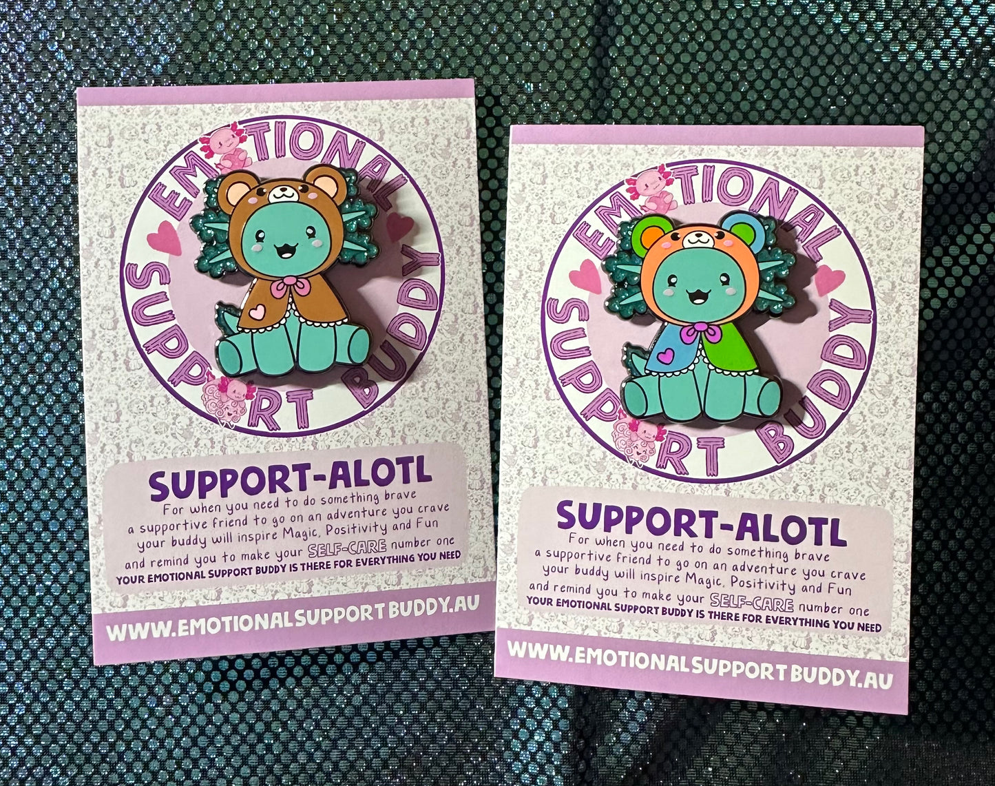 AXOLOTL Cosplay Enamel Pin - Support-alotl