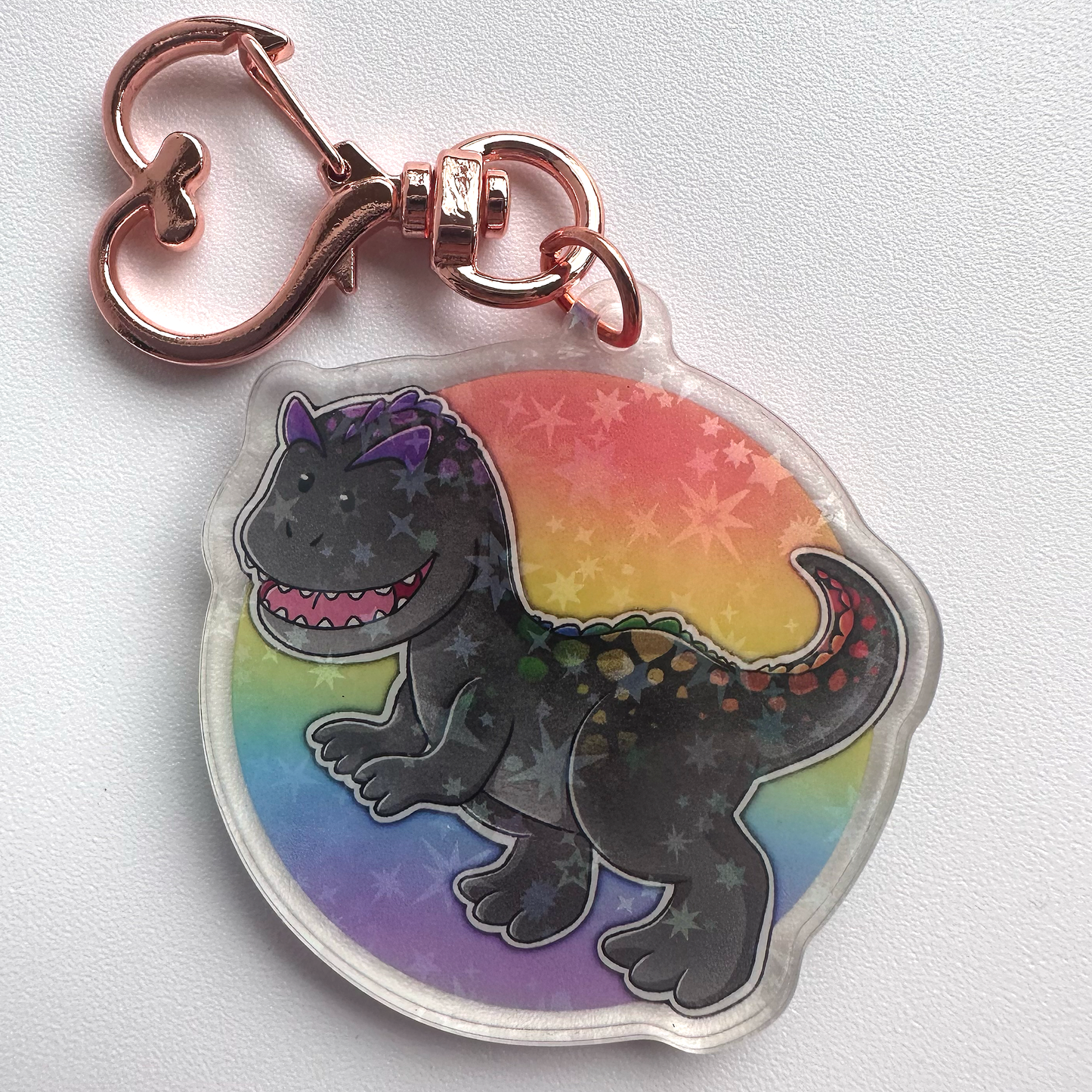 ALLOSAURUS Ally Keychain- PRIDE-OSAUR Ally-saurus