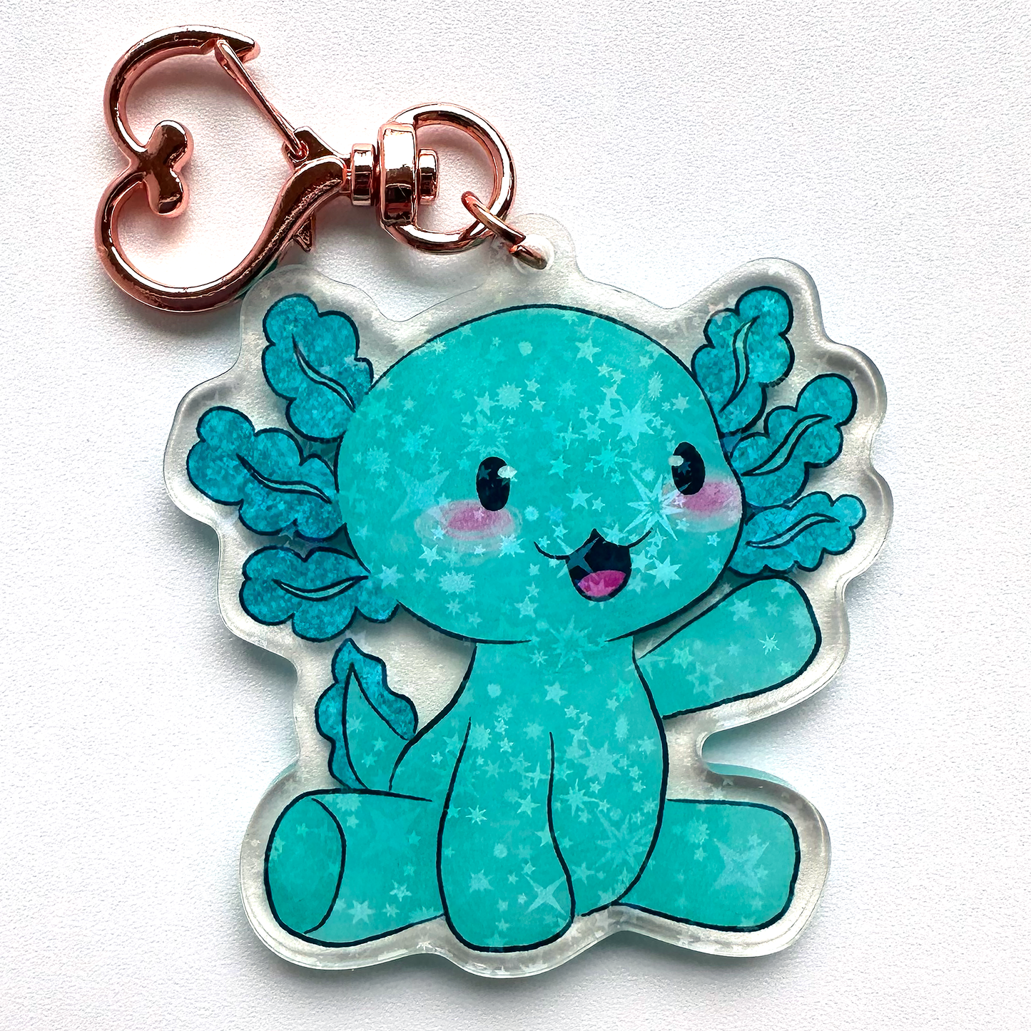 AXOLOTL Keychain- Support-alotl