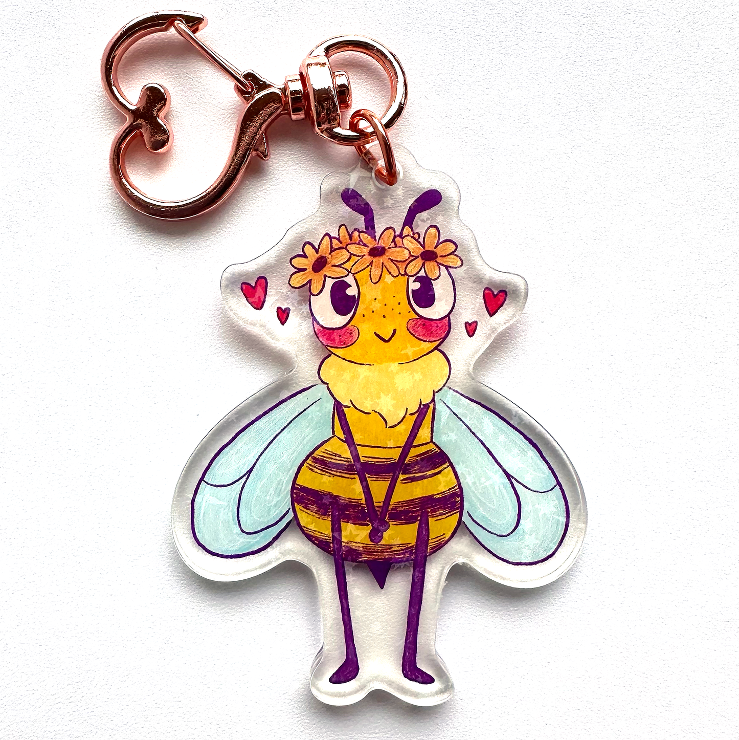 BEE Keychain- Support Bee
