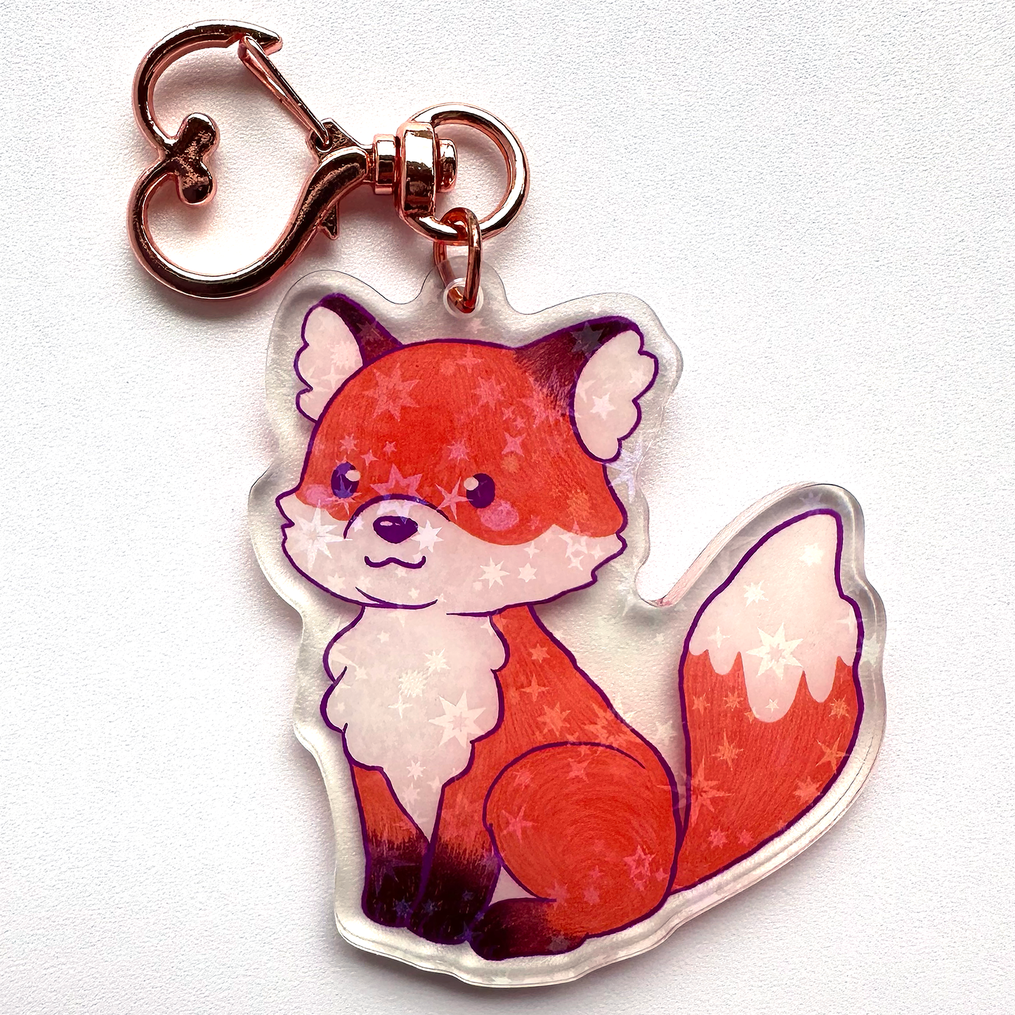 FOX Keychain- Sup-paw-t Fox