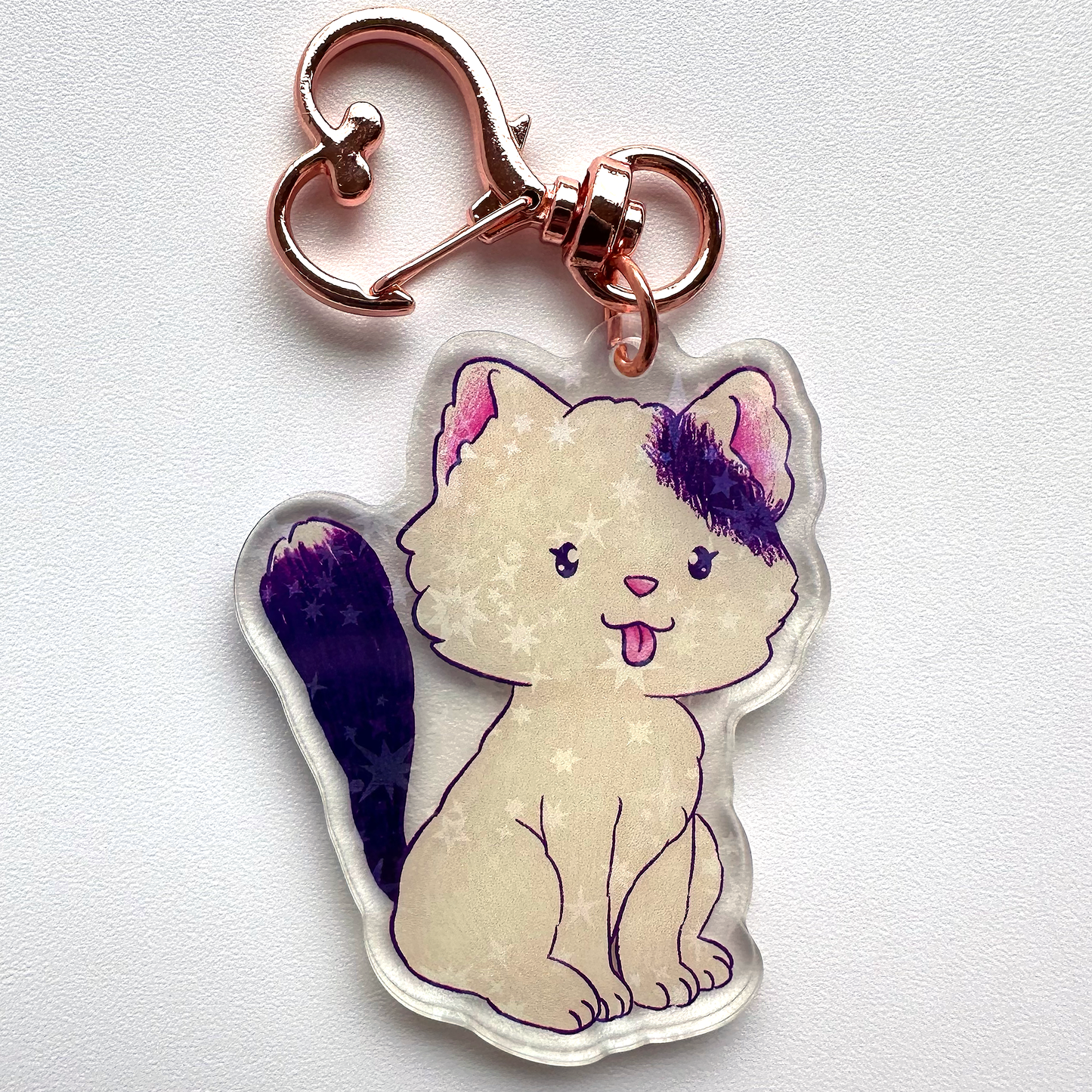 KITTY Keychain- Sup-paw-t-Kitty