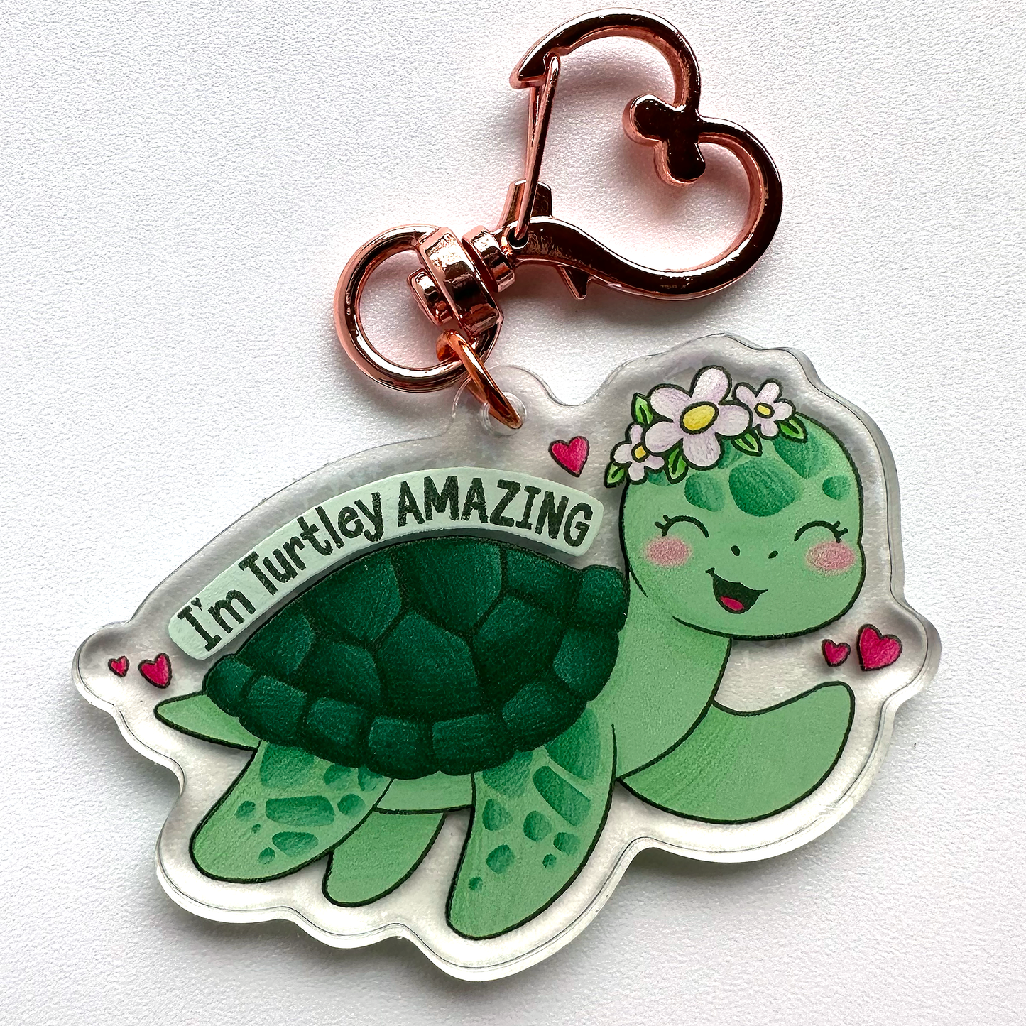 TURTLE Keychain- Turtley Amazing