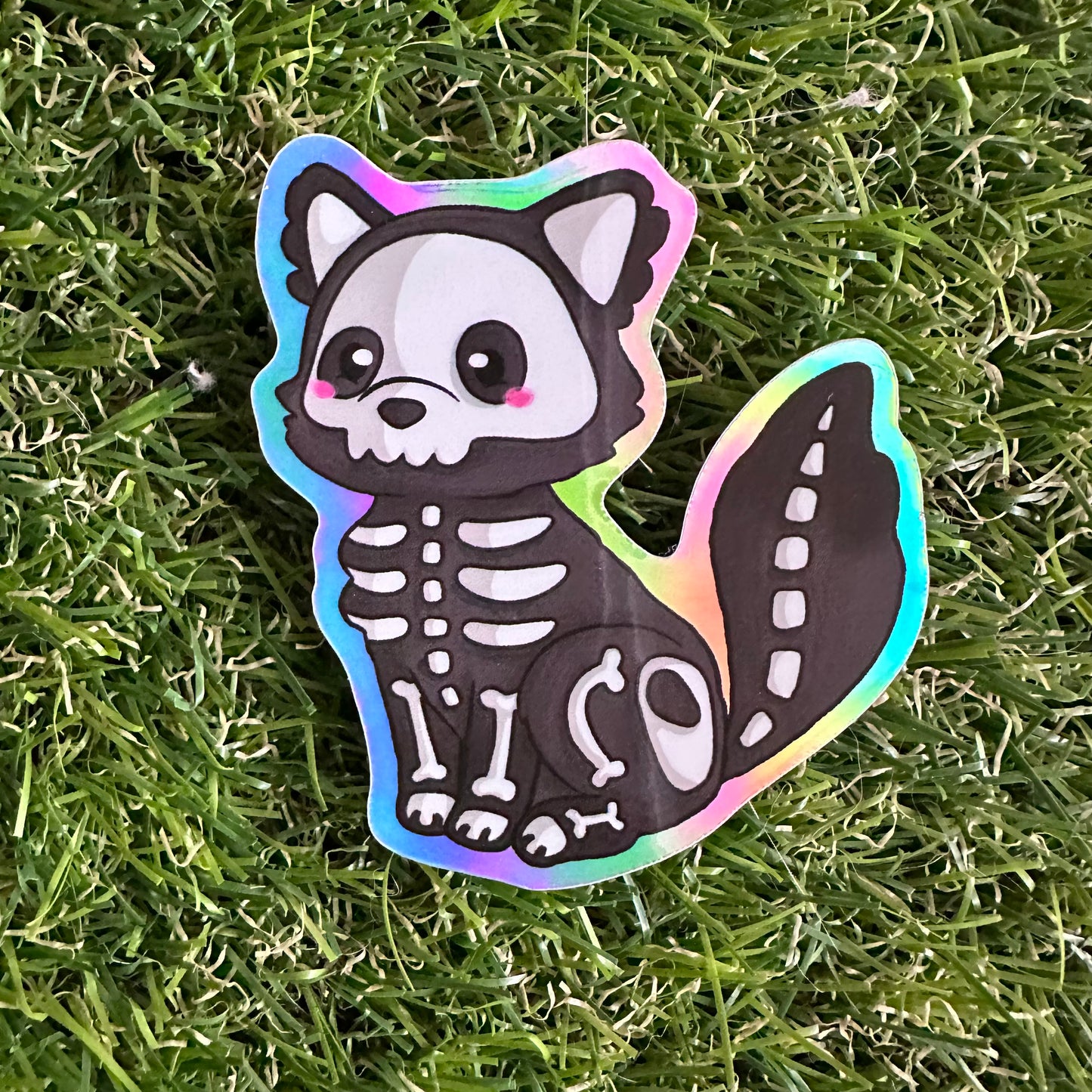 SKELETON ANIMAL STICKERS - Spooky Buddy
