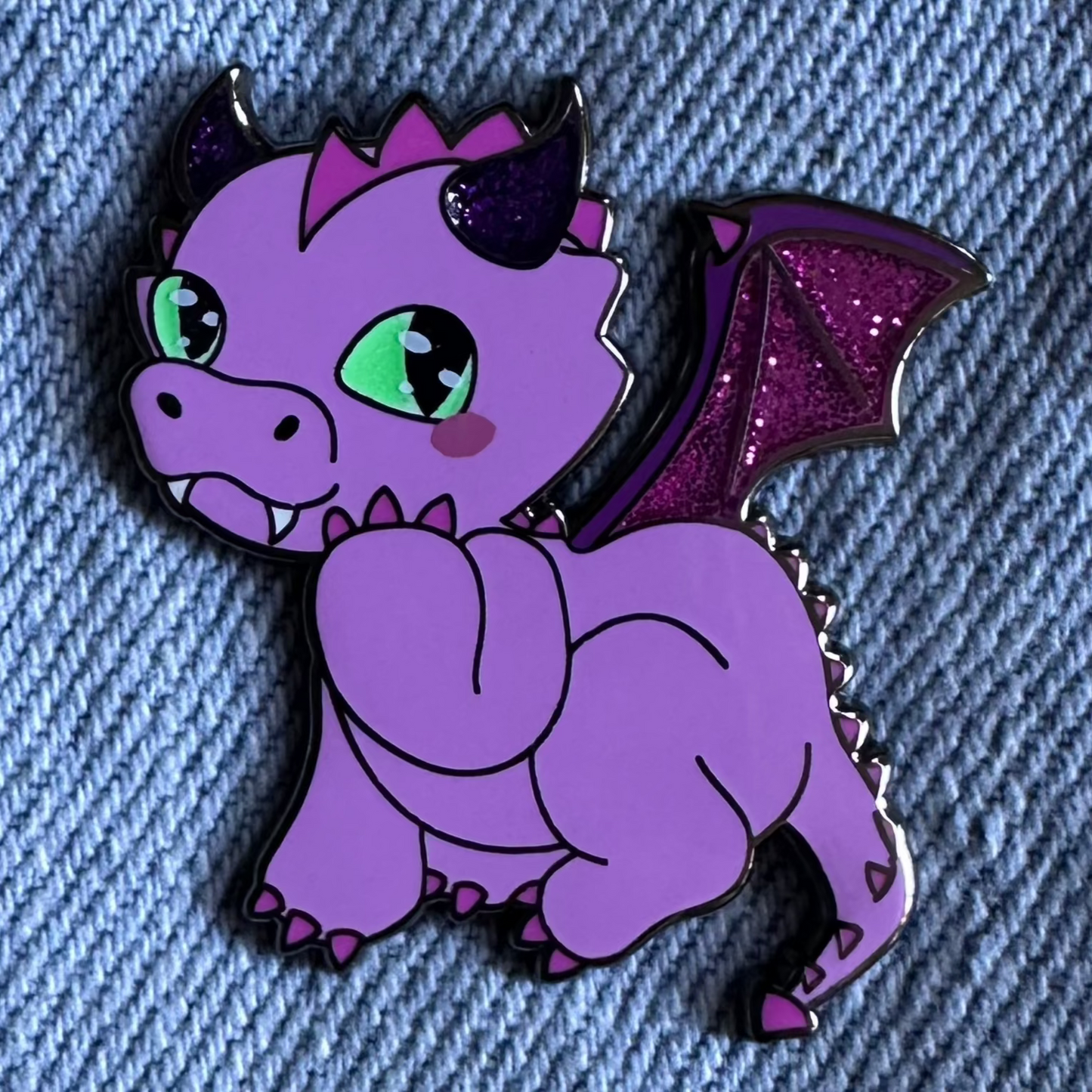 DRAGON Large Enamel Pin - Support Dragon