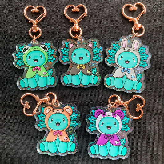 AXOLOTL cosplay Keychain - Support-alotl