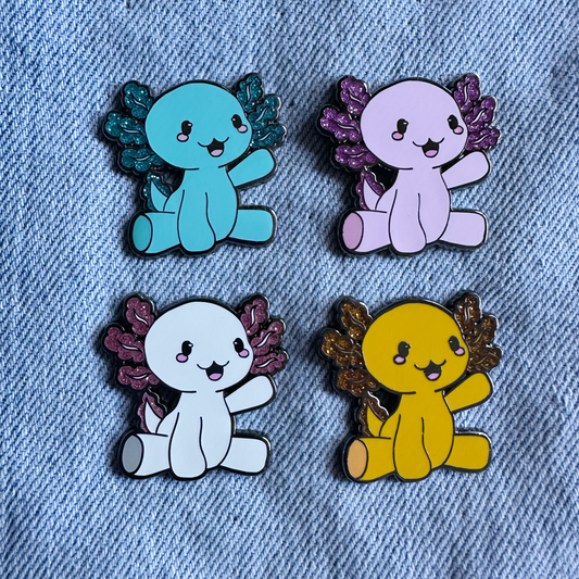 AXOLOTL Small Enamel Pin - Support-alotl